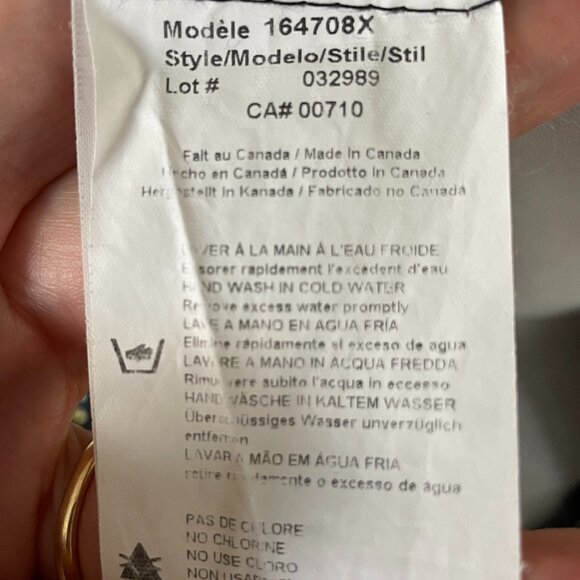 Joseph Ribkoff Modelo 164708X Scoop Nk 3/4 Slv Side Zip Abstract Print Dress 2 - Picture 13 of 15